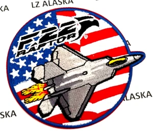 U.S. AIR FORCE F-22 RAPTOR LOCKHEED MARTIN COLOR BESTICKTER PATCH (AFE) - Bild 1 von 4