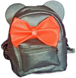 Veganer Leder Mickey Mouse Rucksack - Disney, süß, umweltfreundlich, Kinder & Erwachsene - Bild 1 von 6