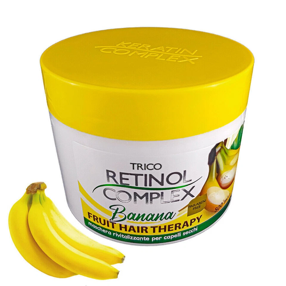 RETINOL COMPLEX TRATTAMENTO MASCHERA RIVITALIZZANTE PER CAPELLI SECCHI BANANA - Immagine 1 di 1
