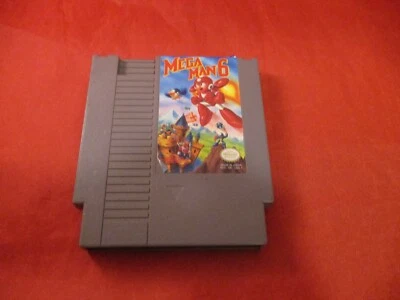 Mega Man 6 (Nintendo Entertainment System, 1994) NES game WORKS!  - Image 1 of 2