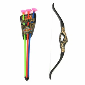 Children Kids Toys Bow and Arrow Double-edged Sword With 3 Sucker Archery Set - Picture 1 of 8