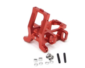 Powerhobby Aluminum Integrated Front Bulkhead Mount Red MST RMX 2.5 - Picture 1 of 3
