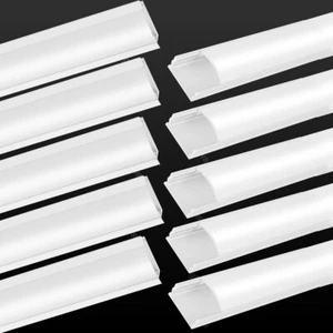 5-100 pz LED profilo in alluminio 1 m LED binario in alluminio barra luminosa striscia LED vouta luminosa - Foto 1 di 45