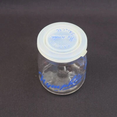 Ancien pot yaourt NYMPHEA SAILLAC avec couvercle french yogourt 1 - Photo 1/2