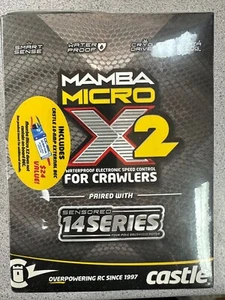 Castle Creations Mamba Micro X2 Crawler WP Sensored Combo w/1900Kv 010-0171-01 - Picture 1 of 8
