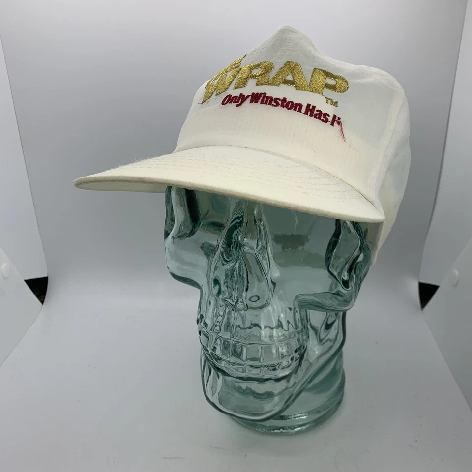 Boné de beisebol ajustável vintage Winston Wrap Snapback anúncio chapéu - Imagem 1 de 4