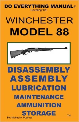 Winchester Model 88 Lever Action Do Everything Manual Maintenance Care Book NEW - Image 1 of 2