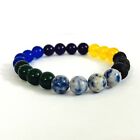 Natural 8 Mm Jade Stone Free Size Unisex Bracelet Quality Aaa With Certificate !