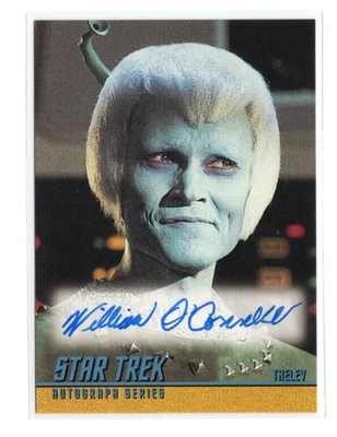 Star Trek Original Series Season 2 Autograph A47 William O'Connell as Thelev - Image 1 of 4