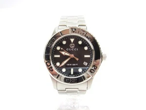 GUCCI Diver 126.2 YA126277 Quartz Cracked Watch UP3815 Used - Picture 1 of 9