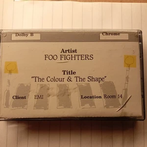 Foo Fighters Rare Advanced Promo Cassette. The Colour & The Shape.  - Picture 1 of 11
