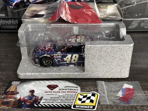 Jimmie Johnson 2016 Superman Lowe’s Fontana Raced Win 1/24 - Picture 1 of 4