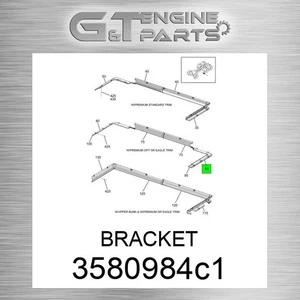 3580984C1 BRACKET fits INTERNATIONAL TRUCK (New OEM Open Box) - Picture 1 of 1