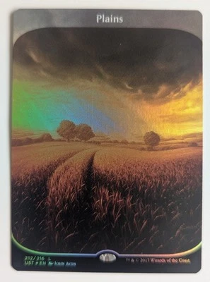 Plains (Foil, Unstable) - Magic the Gathering, Full Art - Image 1 of 4