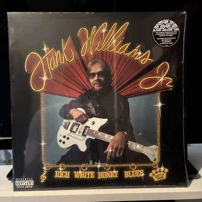 VINYL Hank Williams Jr. - Rich White Honky Blues LP Sealed New - Image 1 of 2