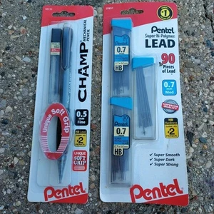 Pentel 0,7-90 Stück Blei Druckbleistift mit 12 0,5 Mine - Bild 1 von 11