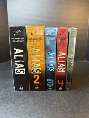 ALIAS Seasons 1-5 The Complete Series DVD Sets  Jennifer Garner - Image 1 of 3
