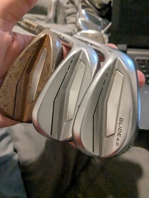 Left Ping glide 4.0 wedge set.black dot.52,56,60.raw - Image 1 of 4