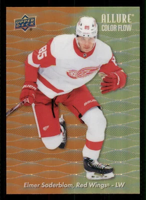 2023-24 Upper Deck Allure Color Flow Orange Yellow #CF17 Elmer Soderblom - Image 1 of 2