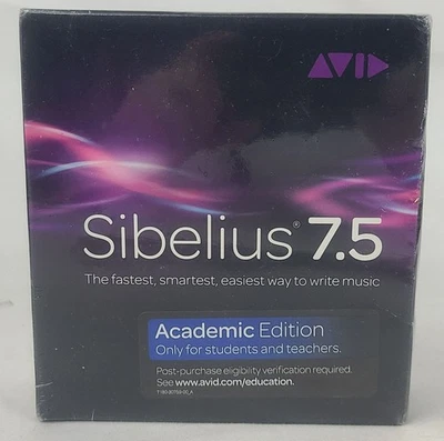 Avid Sibelius 7.5 Academic Edition Musiknotationssoftware - Bild 1 von 3