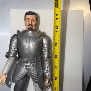 Vintage Noble Knight Sir Stuart 12" Actionfigur Silber 1968 mit Rüstungsteilen - Bild 1 von 11
