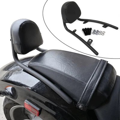 Backrest Sissy Bar Luggage with Pad For Honda Fury VT1300CX 2010-2019 Black - Image 1 of 4