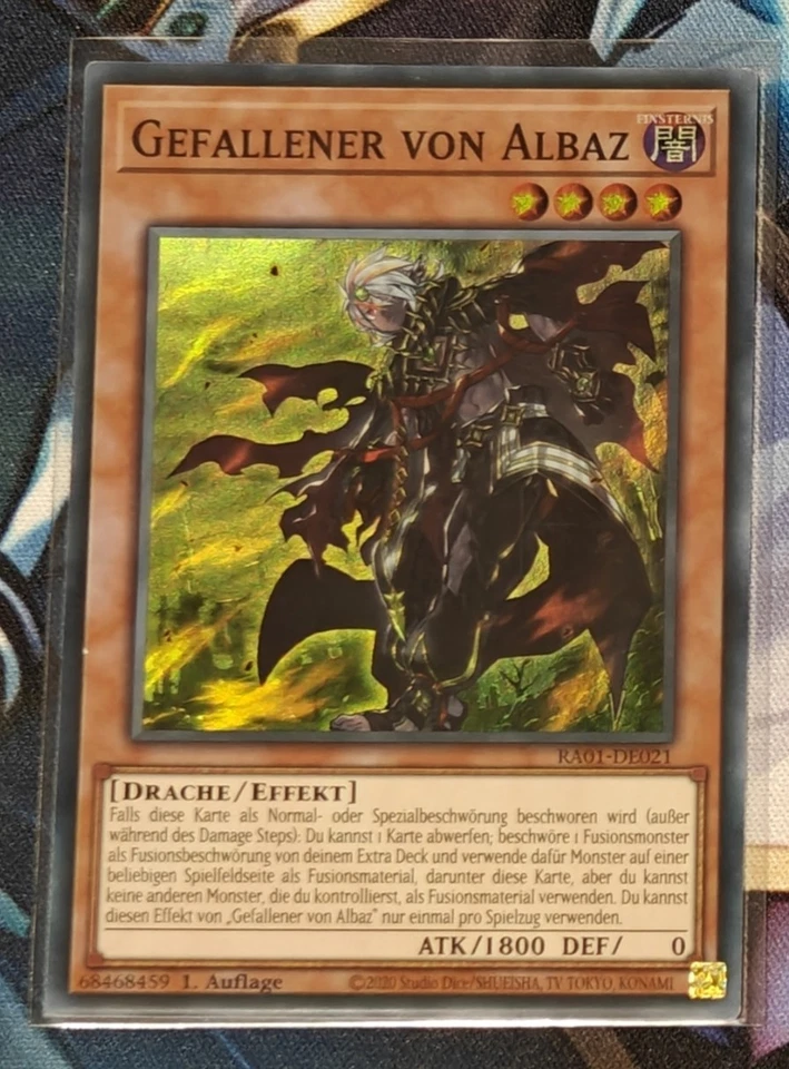 Yu-Gi-Oh Gefallener von Albaz RA01-DE021- Super Rare - NM - 1. Auflage  - Bild 1 von 1
