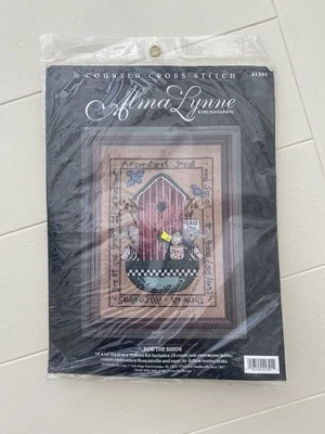 Bucilla Alma Lynne Design FOR THE BIRDS Counted Cross Stitch 10x14 Sealed NEW - Image 1 of 4