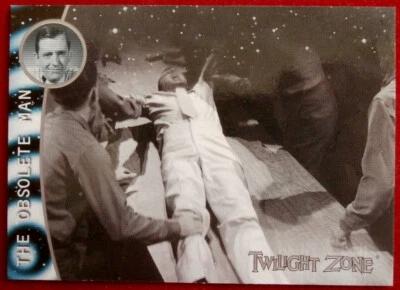 TWILIGHT ZONE - Base Card #48 - THE OBSELETE MAN - BURGESS MEREDITH, Rittenhouse - Image 1 of 2