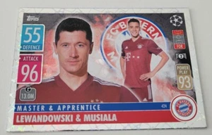 2021/22 Match Attax UEFA - Lewandowski & Musiala Master & Apprentice Foil Bayern - Bild 1 von 1