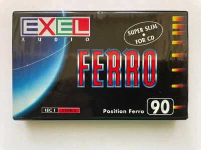 exel audio ferro 90 cassette vierge neuve sous blister audio K7 TAPE - Photo 1/2
