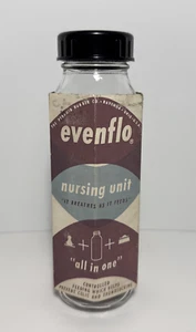 Vintage 1950 Evenflo "All-In-One" Glass Nursing Unit | The Pyramid Rubber Co. - Picture 1 of 8