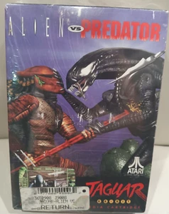 Alien VS Predator Atari Jaguar Cart+Manual+ 3 Overlays +White insert CIB DMG #D5 - Picture 1 of 10