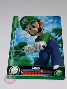 Carte Amiibo Mario Sports Superstars Luigi Golf 009 - Picture 1 of 1