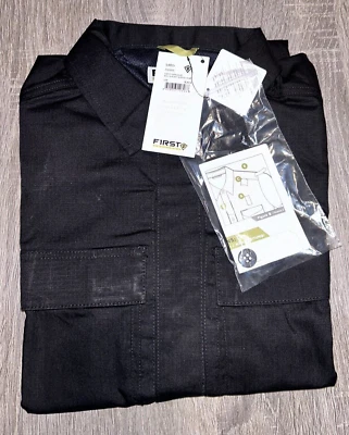 First Tactical S/REG 112005 黑色男式 Specialist BDU 短袖衬衫 — 第 1/4 张图片