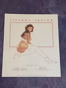 Frank Cho Numbered Print Tiffany Taylor Signed By Artist & Model - Picture 1 of 9
