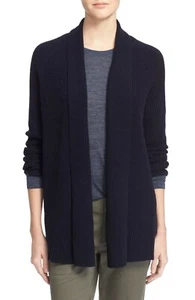 W314 NEU MIT ETIKETT VINCE WOLLE KASCHMIR DIREKTIONAL RIPP DAMEN CARDIGAN GRÖSSE L $ 395 - Bild 1 von 3