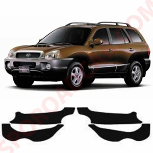 Anti Scratch Inside Carbon Door Cover 4P For Hyundai 2001-2006 Santa fe - Picture 1 of 6