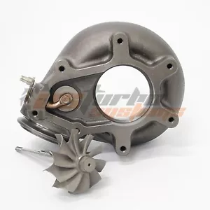 99.5-03 Ford 7.3L Powerstroke GTP38 1.0 A/R Turbine Housing +Turbine wheel shaft - Foto 1 di 7