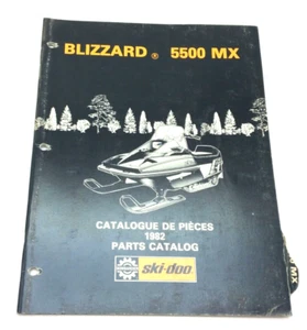Ski Doo Parts Manual 1982 Blizzard 5500 MX 480115800 - Picture 1 of 2