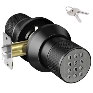 Teclado Cerradura de Puerta Inteligente Sin Llave Perilla de Puerta Electrónica Entrada Deadbolt App Bloqueo Automático - Imagen 1 de 11