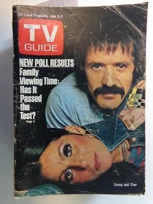 TV GUIDE 1976 June 5-11 Sonny And Cher North Carolina Edition Magazine - Image 1 of 2