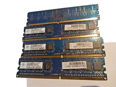2GB (4x512MB) DDR2 SDRAM NanYA, PC2-5300, 667 MHz, DIMM, Versand kostenlos - Bild 1 von 2