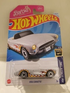 Hot Wheels 2024 #29 Barbie 1956 Corvette HW Screen Time 3/10 - Bild 1 von 2