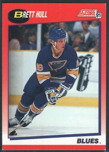 Brett Hull #1 - 1991-92 Score Hockey - Picture 1 of 2