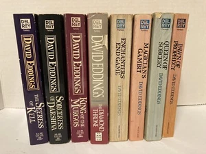 Lot of 8 David Eddings Paperback Books The Maloreon, Bulgaria Elenium - Picture 1 of 7