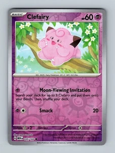 Pokemon 151 Clefairy 035/165 Reverse Holo Rare NM - Bild 1 von 2