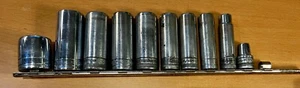 10 Piece SK Tool 1/2 Inch Socket Set 40140 40836 40830 40828 40822 40820 12pt - Bild 1 von 24