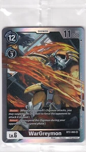 DIGIMON CG - CLASSIC COLLECTION - WARGREYMON - BOX TOPPER - BT2-065 - NM - Picture 1 of 1