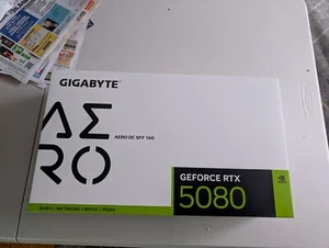 GIGABYTE GeForce RTX 5080 AERO 16G GDDR7 Graphics Card - White - New Sealed - Picture 1 of 1